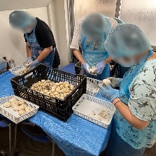 作業委託の様子